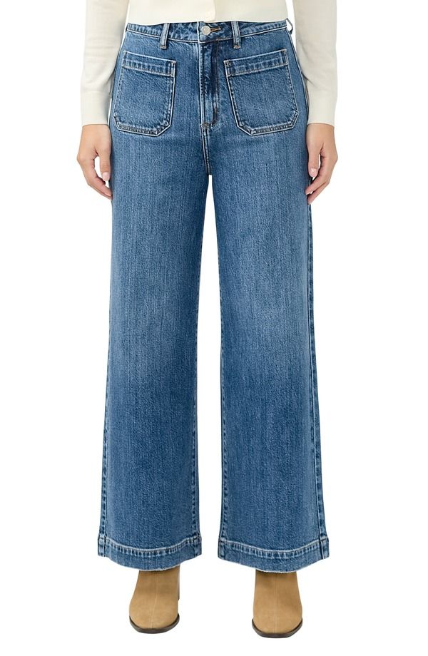 シルバー ジーンズ レディース ボトムス デニムパンツ ワイドレッグ アンクル Silver Jeans Co Ankle Wide Leg Jeans Indigo インディゴ 20,286円