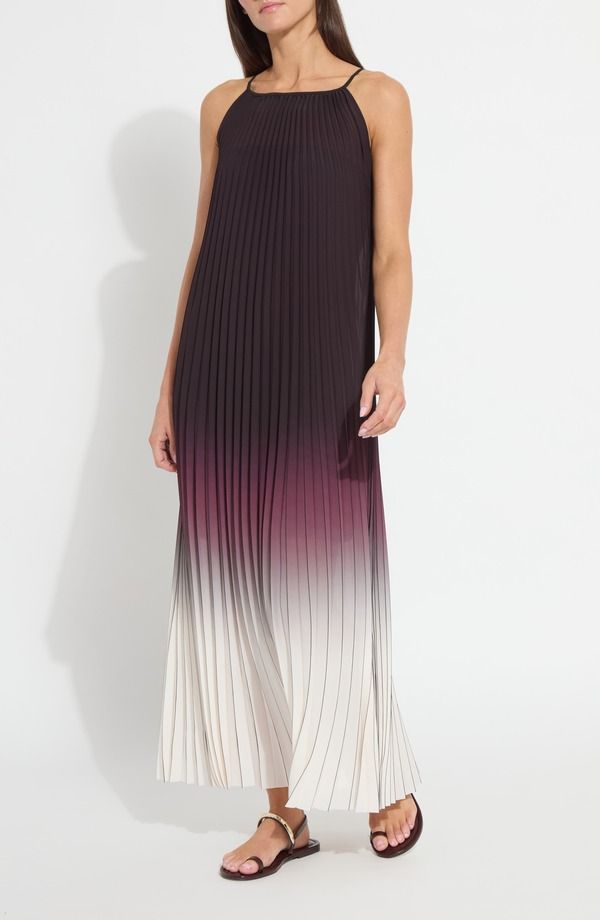 リジー レディース トップス ワンピース シフォン プリーツ Lysse Lorena Pleated Chiffon Dress Red Sangria レッド