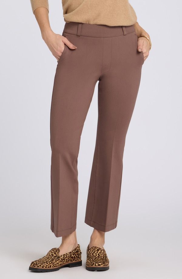 エヌワイディージェイ レディース ボトムス レギンス パンツ アンクル NYDJ PullOn Ankle Flare Pants Deep Taupe トープ 23,532円