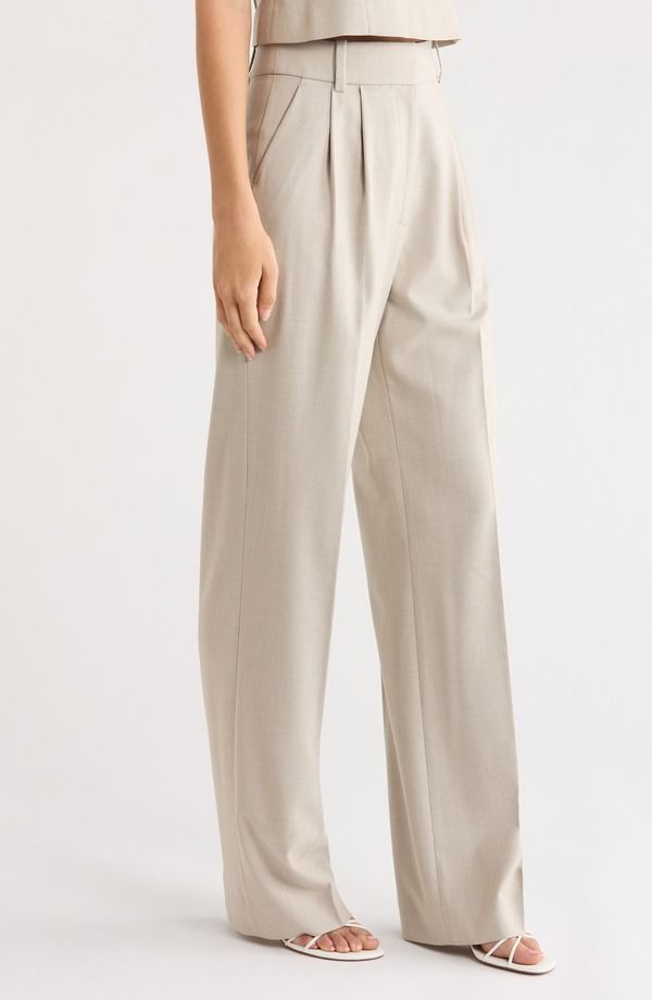 フェイバリット ドーター レディース ボトムス レギンス ワイドレッグ パンツ Favorite Daughter The Favorite Stretch Wide Leg Pants Khaki カーキ