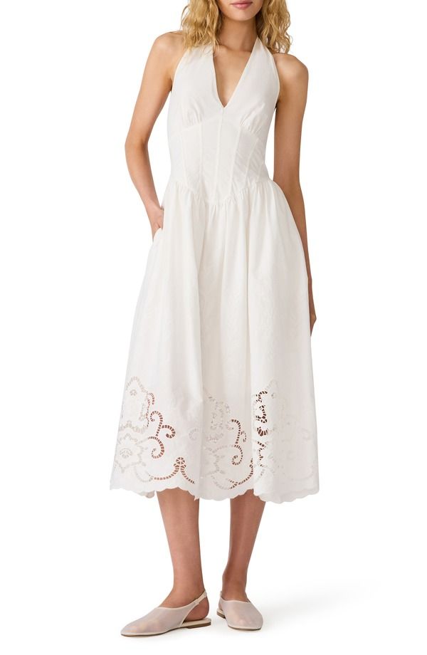 スティーブ マデン レディース トップス ワンピース カットアウト ミディ ホルター Steve Madden Margie Cutout Halter Midi Dress Antique