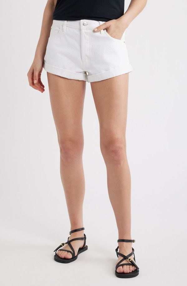 フレーム レディース ボトムス デニムパンツ ショートパンツ FRAME The Darling Denim Shorts White ホワイト