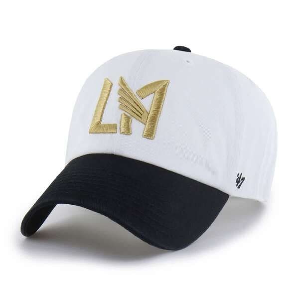 フォーティーセブン メンズ アクセサリー 帽子 Mens 47 White LAFC TwoTone Clean Up Adjustable Hat White ホワイト