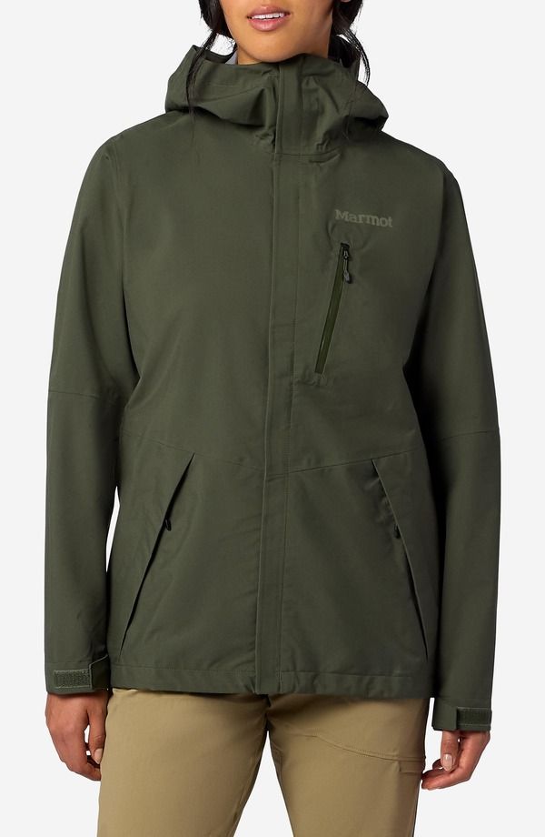 マーモット レディース アウター ジャケット・ブルゾン フーデッドジャケット Marmot Waterproof Hooded Jacket Nori