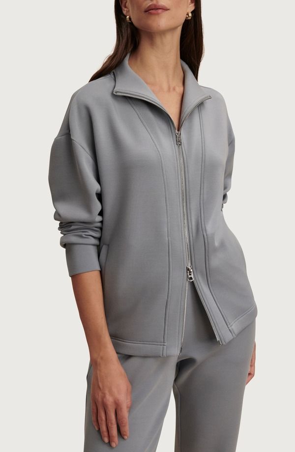 バーレイ レディース アウター パーカー・スウェット フリース ジャケット Varley Arlene ZipUp Fleece Jacket Wind Blue ブルー