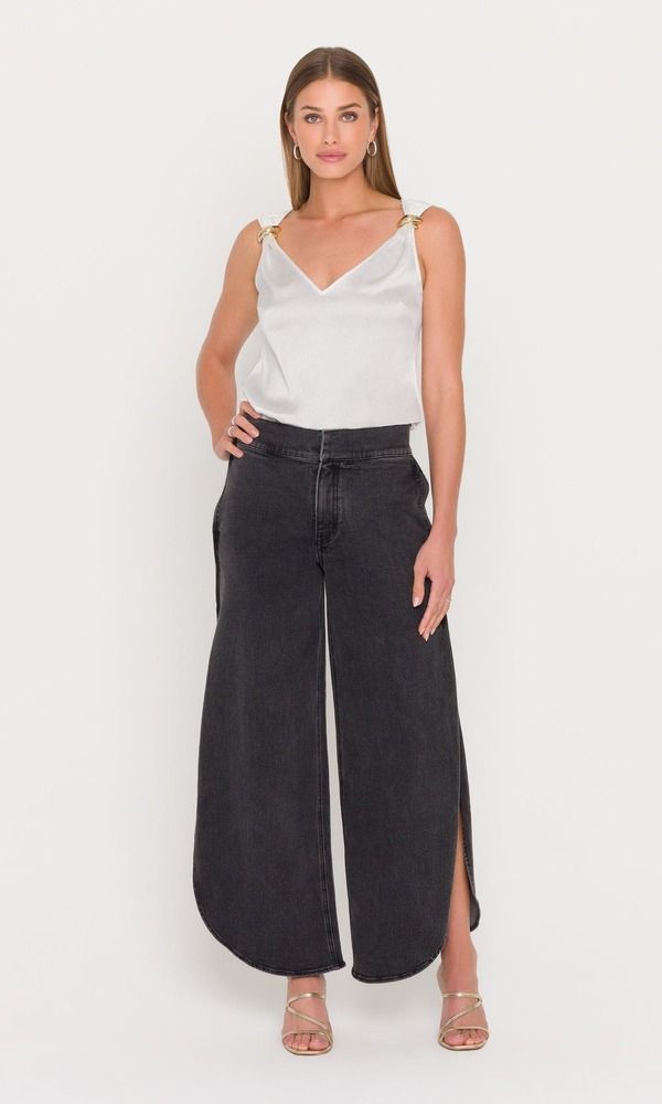 ジェネレーションラブ レディース ボトムス デニムパンツ ジーンズ Generation Love Keiko Jeans Washed Black ブラック