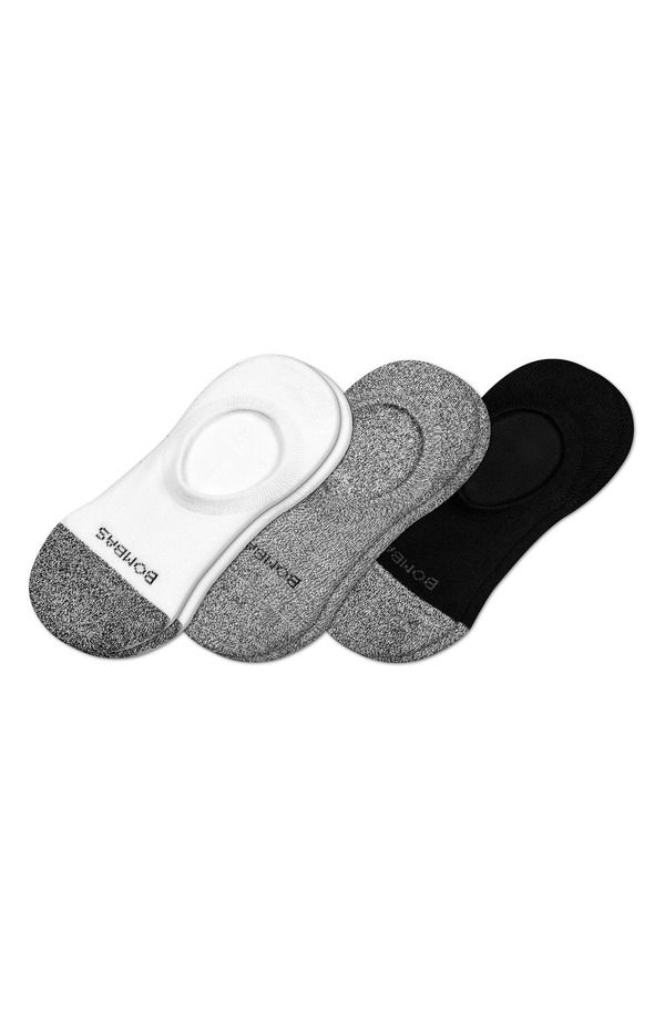 ボンバス レディース アンダーウェア 靴下 Bombassorted 3Pack CushionoShow Socks White Black Grey ホワイト
