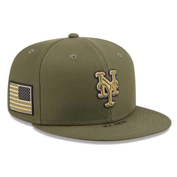 ニューエラ メンズ アクセサリー 帽子 Mens New Era Olive New York Mets 2026 Armed Forces Day 59FIFTY Fitted Hat Olive オリーブ