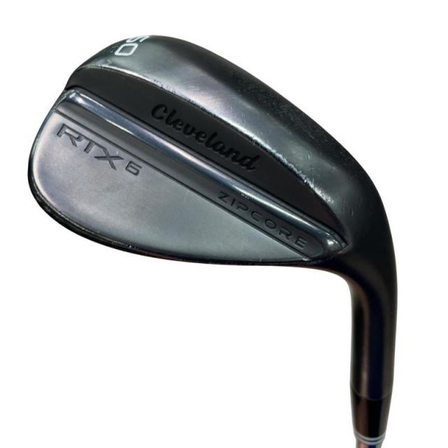 【中古】 クリーブランド Cleveland RTX-6 ZIPCORE ブラックサテン 60°/10° MID ウェッジ WG Dynamic Gold (フレックスS) メンズ 男性用 右利き 右用 Cランク ゴルフクラブ