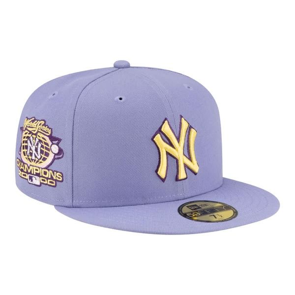 ニューエラ メンズ アクセサリー 帽子 Mens New Era Light Purple New York Yankees Lavender Bloom 59FIFTY Fitted Hat Light Purple パープル