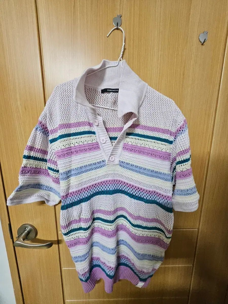 ZIOBONGZIO ストライプ カラーTシャツ 出品