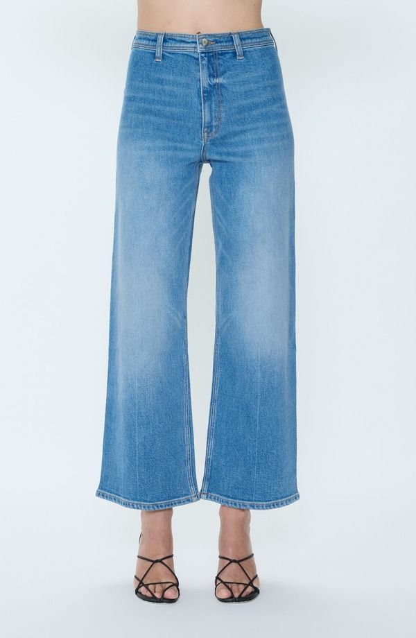 ピストーラ レディース ボトムス カジュアルパンツ ワイドレッグ ハイウエスト ジーンズ Pistola Penny Crop High Waist Wide Leg Jeansolina