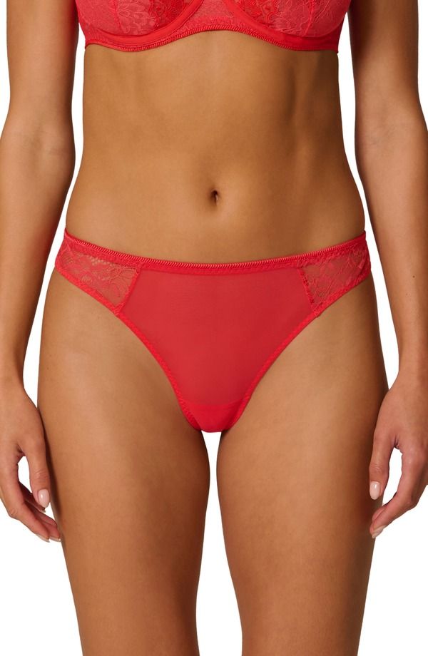 シモーヌペレール レディース アンダーウェア パンツ Simone Perele Radieuse Tanga Flamingo
