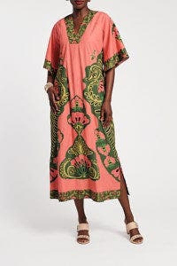 フランセスバレンタイン レディース ボトムス カジュアルパンツ Frances Valentine Delightful Canopy Caftan PinkMulti ピンク