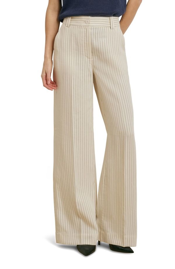 フェイバリット ドーター レディース ボトムス レギンス パンツ Favorite Daughter The Fine Line Pinstripe Pants Cream Pinstripe クリーム