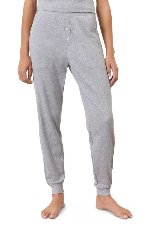 パクト レディース ボトムス カジュアルパンツ コットン Pact Dream Rib Jogger Made with Organicotton Heather Grey グレー