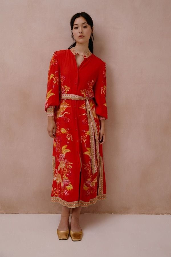 レシュマ レディース トップス ワンピース RAISHMA Kaitlyn Redress Red レッド