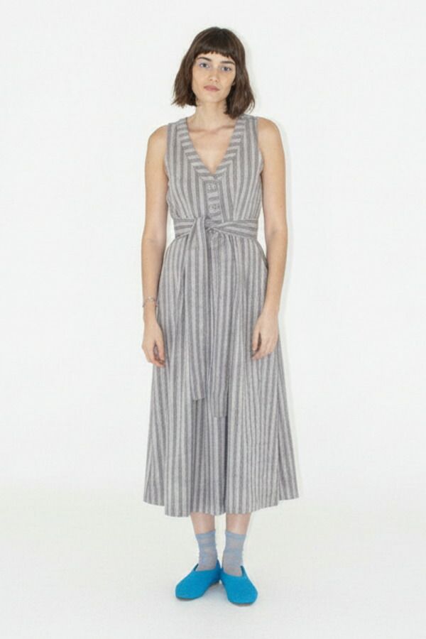 エース アンド ジグ レディース トップス ワンピース Vネック ノースリーブ Ace Jig Callie Sleeveless Belted Vneck Dresscribble