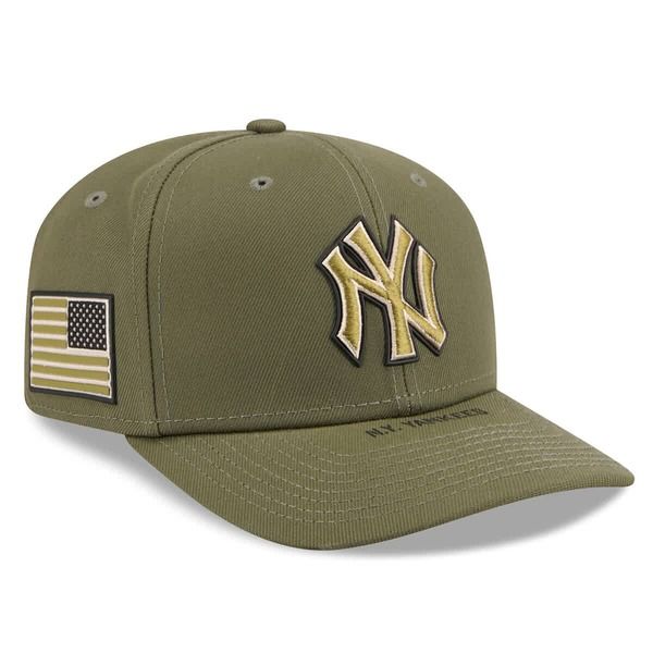 ニューエラ メンズ アクセサリー 帽子 Mens New Era Olive New York Yankees 2026 Armed Forces Day 9SEVENTY Adjustable Hat Olive オリーブ