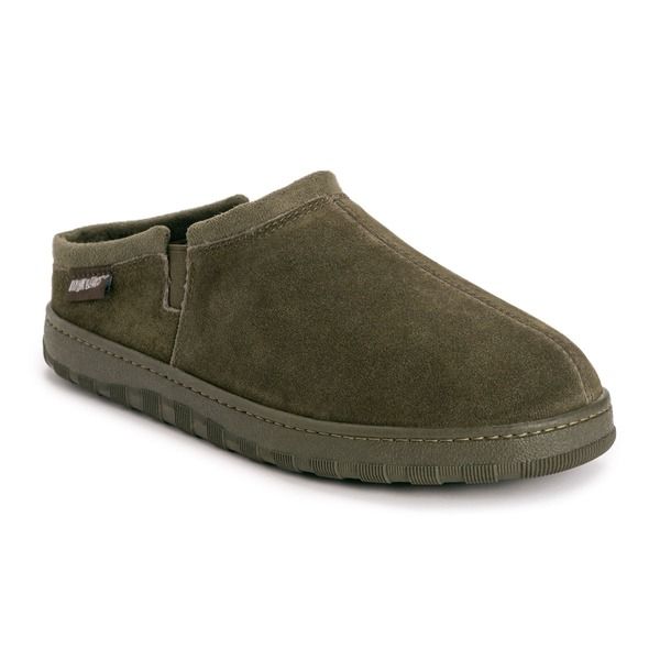 ムクルクス メンズ シューズ サンダル スエード MUK LUKS Matt Suede Clog Slipper Olive オリーブ