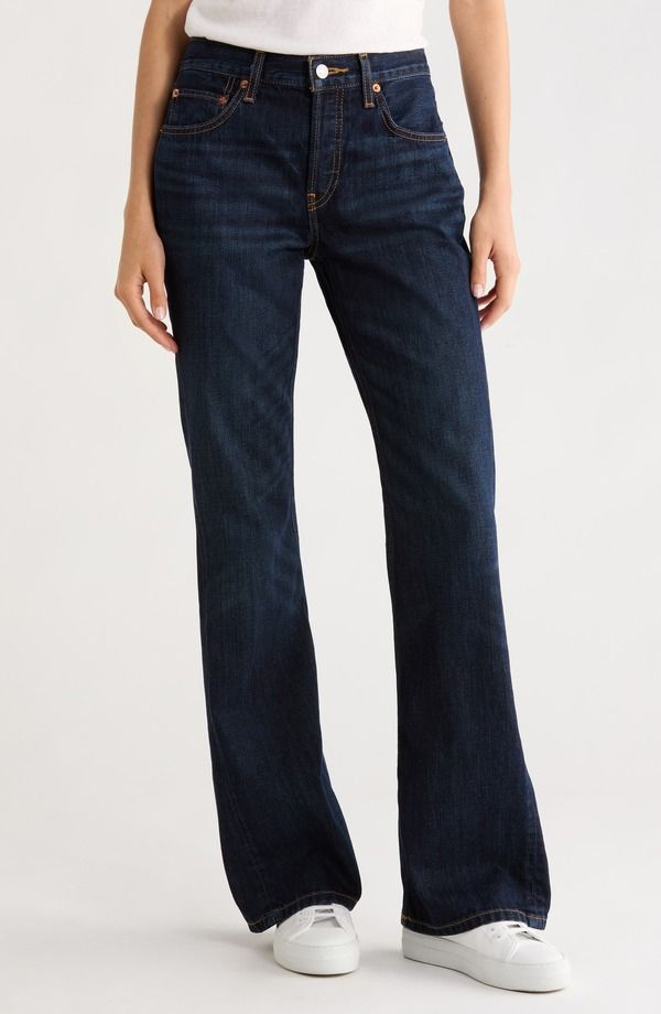 リダン レディース ボトムス デニムパンツ ブーツカット ブーツ ジーンズ ReDone Twisted Bootcut Jeans Dark Lady Blue ブルー
