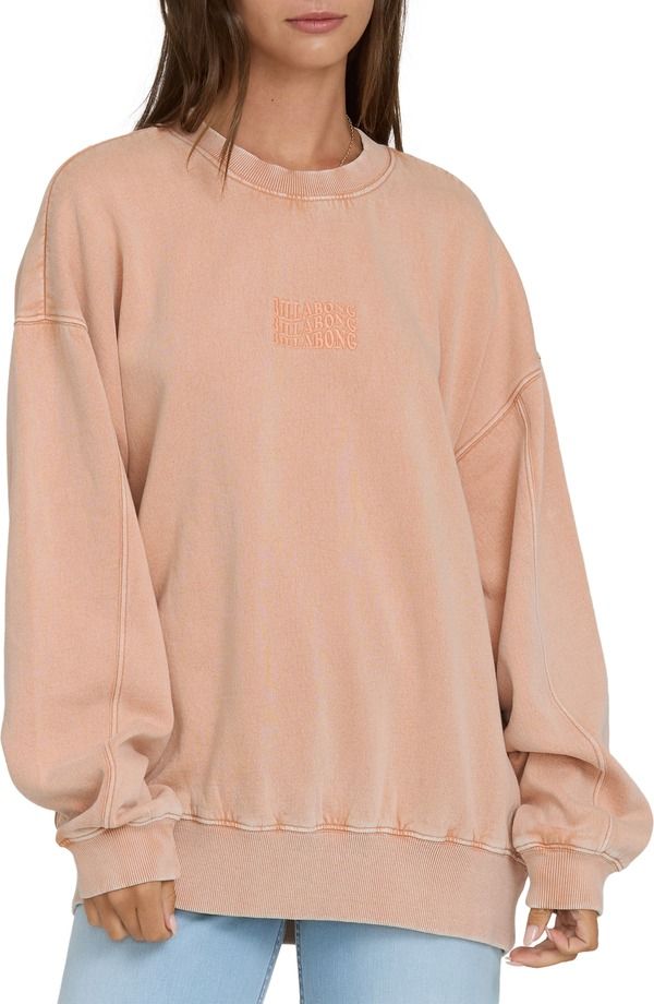 ビラボン レディース アウター パーカー・スウェット シャツ Billabong Kendal Bleached Out Sweatshirt Caramel Cafe