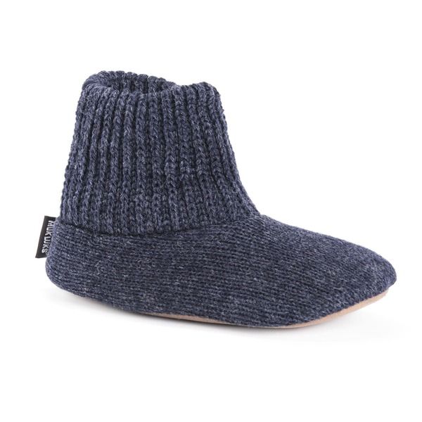 ムクルクス メンズ シューズ サンダル MUK LUKS Morty Ragg Woll Slipper Sock Navy ネイビー