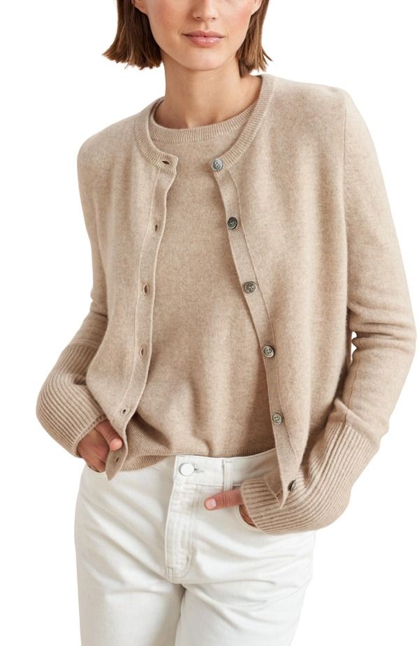 ラ リーニュ レディース アウター パーカー・スウェット カーディガン La Ligne Solid Lean Lines Cardigan Tan タン