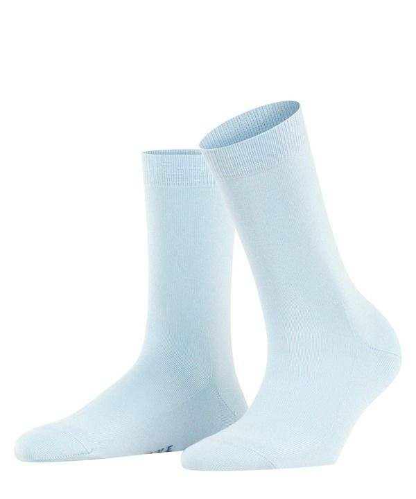 ファルケ レディース アンダーウェア 靴下 コットン Falke Family Cotton Socks Light Blue ブルー