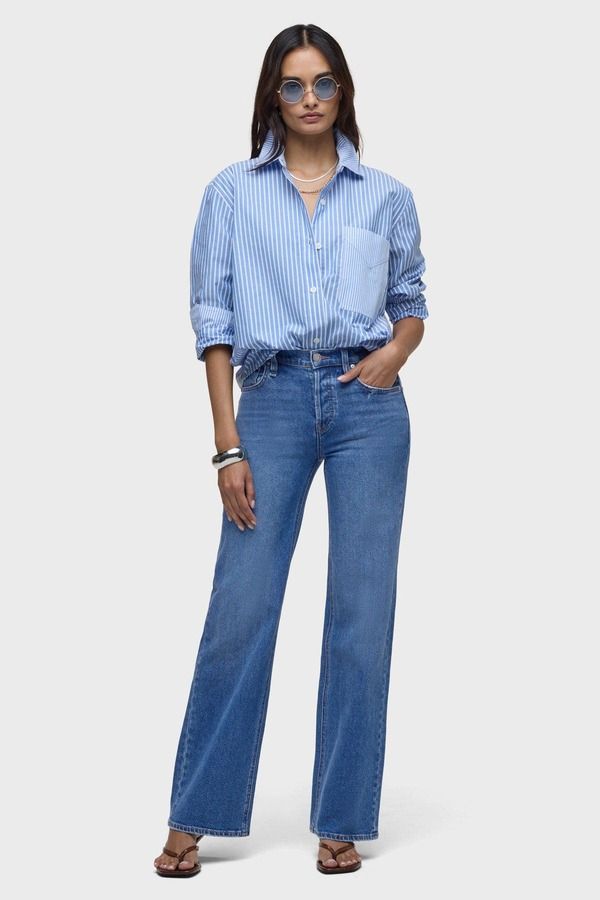 ハドソンジーンズ レディース ボトムス レギンス ワイドレッグ Hudson Jeans Rosie Wide Leg Still Waters
