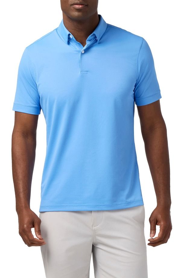 ミズンメイン メンズ トップス シャツ MizzenMain Halyard Trim Fit Skyline Blue Polo Skyline Blue ブルー