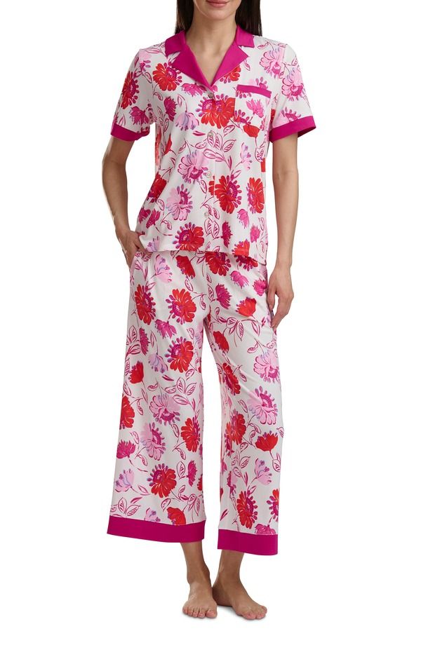 スプレンディット レディース アンダーウェア ナイトウェア ジャージー Splendid Jersey Pajamas Bright Pop Floral