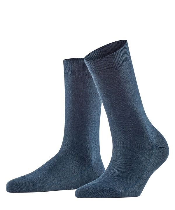 ファルケ レディース アンダーウェア 靴下 コットン Falke Family Cotton Socks Navy Blue ネイビー