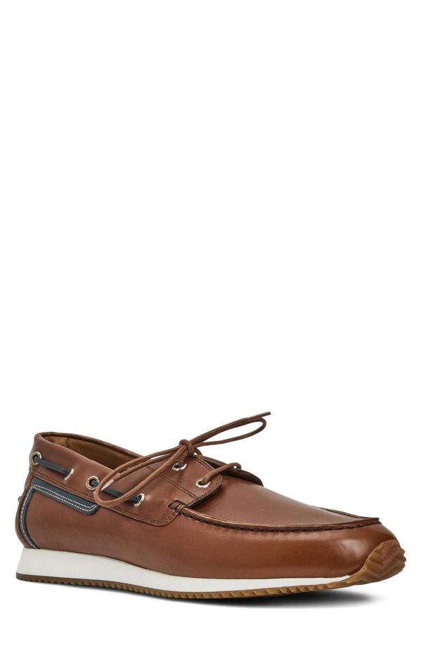 アクアタリア メンズ シューズ スニーカー Aquatalia Lido Boat Sneaker Cognacalf