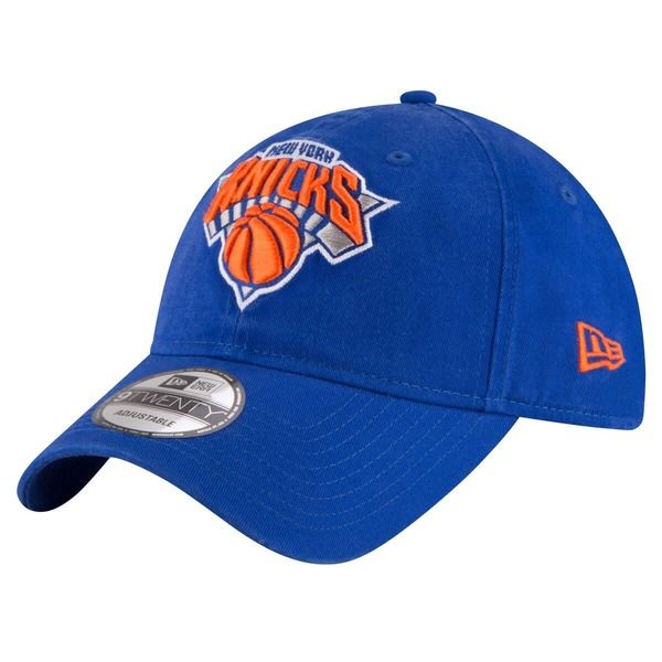 ニューエラ メンズ アクセサリー 帽子 Mens New Era Royal New Yorknicks Team 20 9TWENTY Adjustable Hat Blue ブルー
