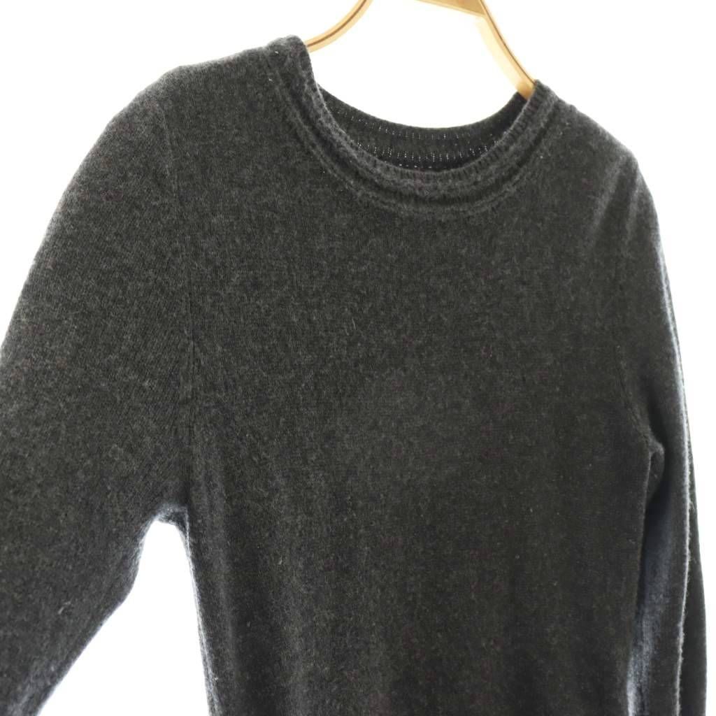 フォクシー FOXEY ニットワンピース 膝丈 長袖 カシミヤ 40
