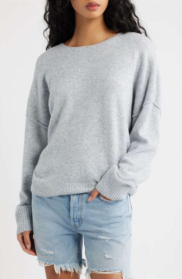 リップカール レディース アウター パーカー・スウェット クルーネック セーター Rip Curl Emily Crewneck Sweater Light Grey Marle グレー