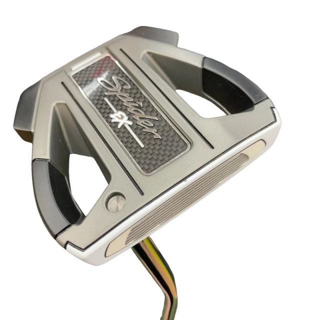【中古】 テーラーメイド Spider EX PLATINUM/WHITE シングルベンド 34インチ パター PT スチール (フレックスその他) メンズ 男性用 右利き 右用 Cランク ゴルフクラブ