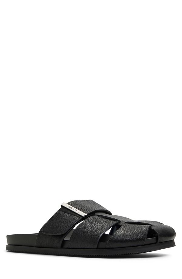 テッドベーカー メンズ シューズ サンダル Ted Baker London Brixham Fisherman Sandal Black ブラック