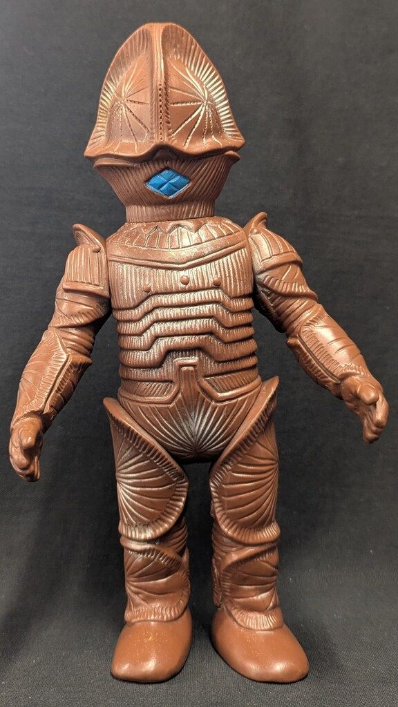 ブルマァク スタンダードソフビ ウルトラセブン ボーグ星人 茶色成型と