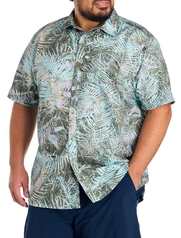 コロンビア メンズ トップス シャツ トール Columbia Big Tall PFG Super Slack Tide Camp Shirt Cypress