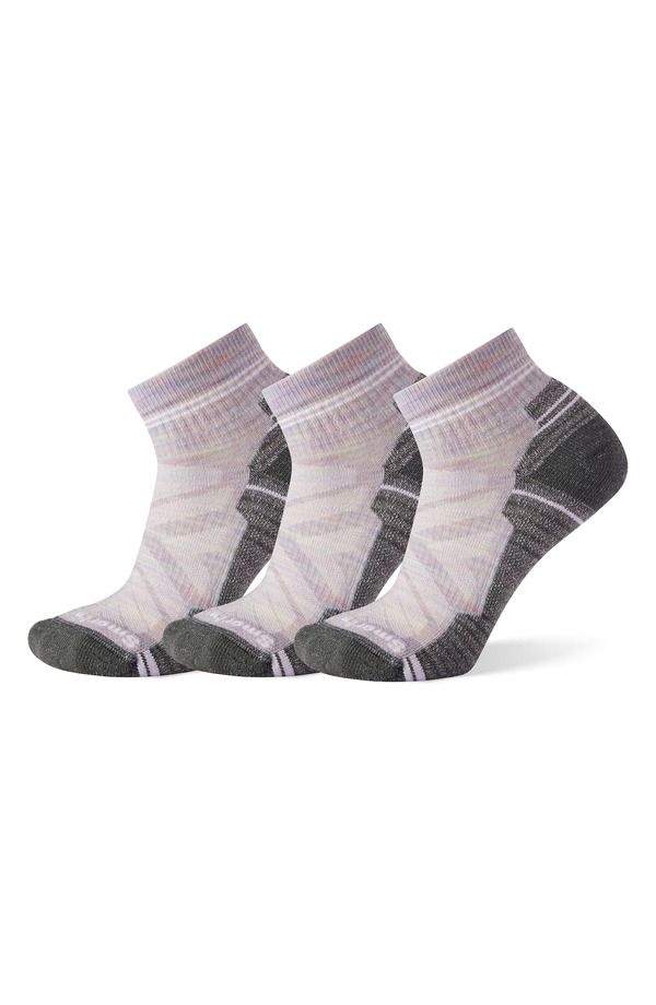 スマートウール レディース アンダーウェア 靴下 アンクル Smartwool Hike Light 3Pack Cushion Ankle Socks Purpleclipse パープル