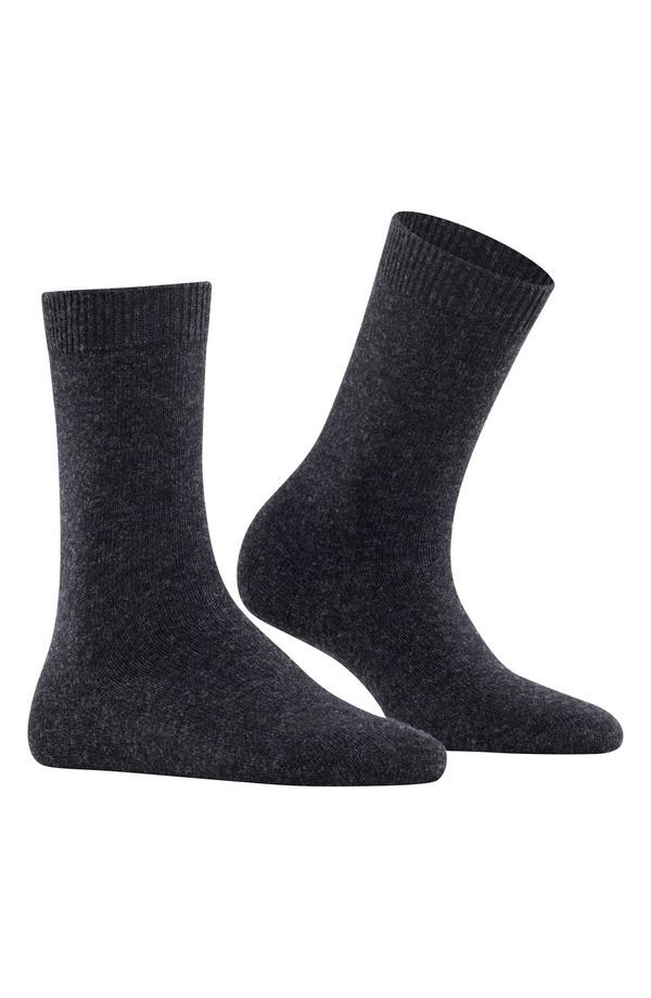 ファルケ レディース アンダーウェア 靴下 Falke Cosy Crew Socks Anthracite
