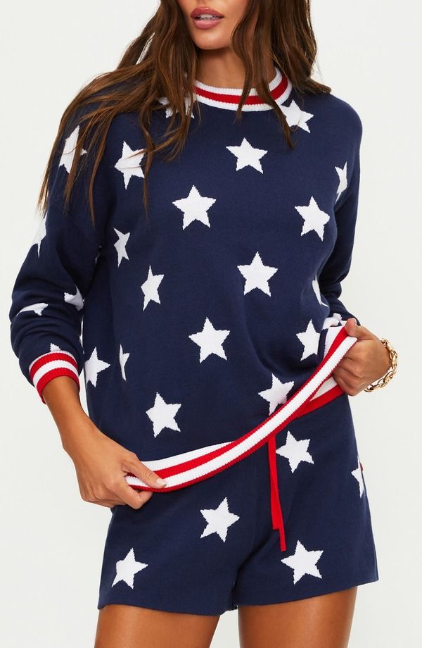 ビーチライオット レディース アウター パーカー・スウェット シャツ コットン Beach Riot Cal Stars Stripes Cotton CoverUp Sweatshirtwilight Stars ストライプ