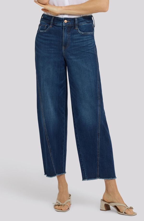 エヌワイディージェイ レディース ボトムス カジュアルパンツ ジーンズ NYDJ Alyssa Frayed Crop Relaxed Tapered Jeansunset Villa