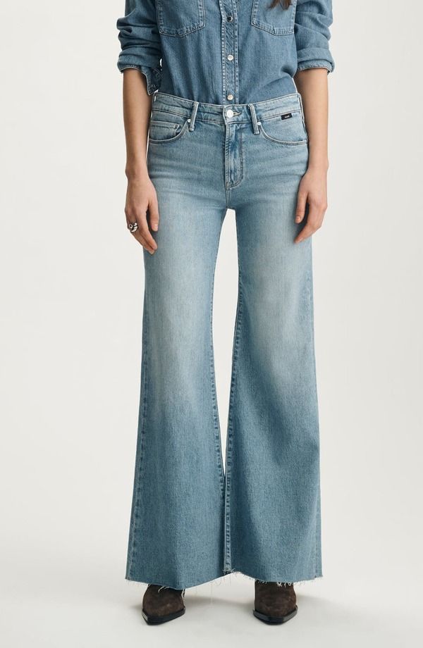 マーヴィ ジーンズ レディース ボトムス デニムパンツ Mavi Jeans Grace Mid Rise Flare Jeans Bleached Classic Blue ブルー