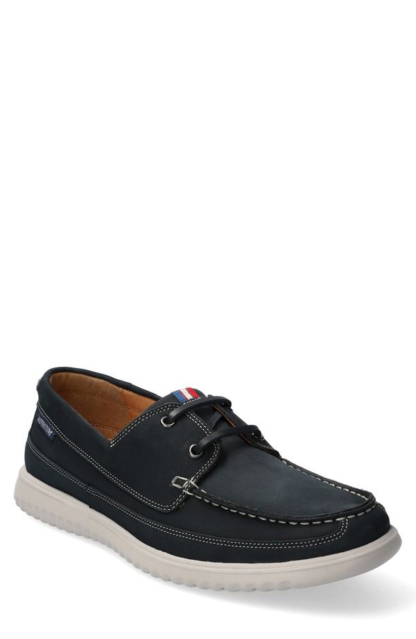 メフィスト メンズ シューズ スリッポン・ローファー Mephisto Trevis Boat Shoe Deep Blue ブルー