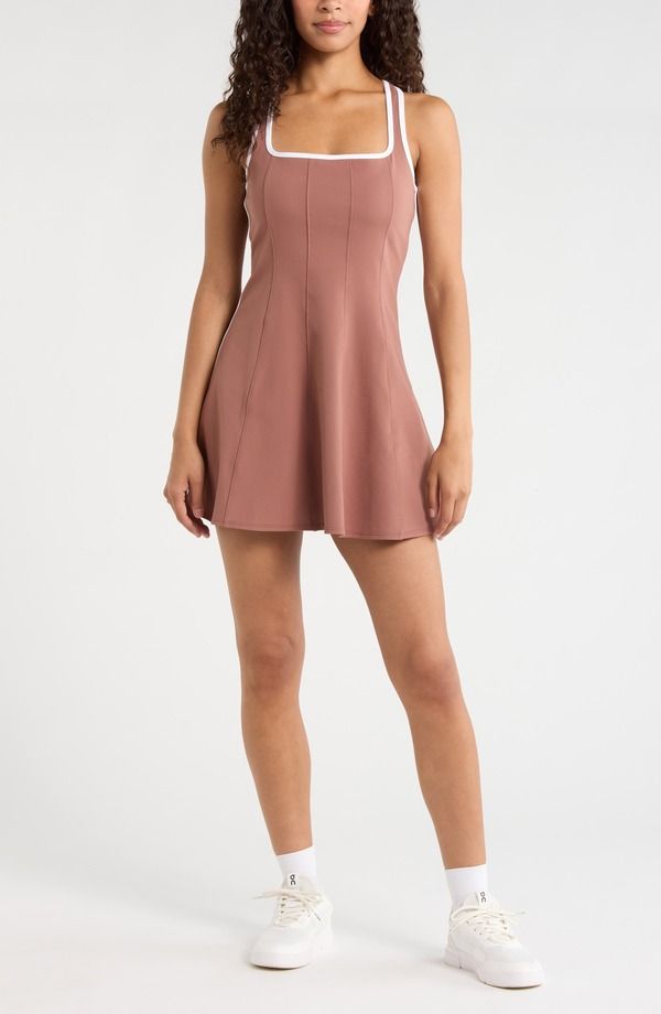 ゼラ レディース ボトムス カジュアルパンツ コントラスト Zella Serene Contrast Sport Dress Brownutmeg ブラウン