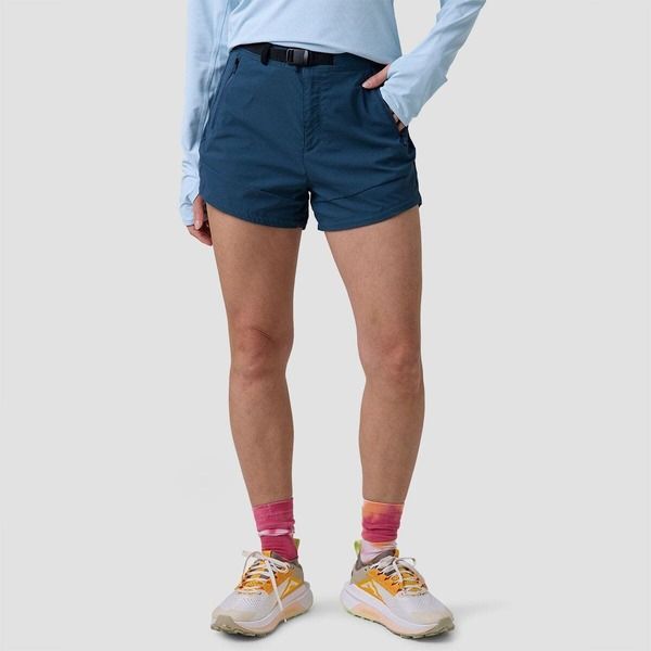 バックカントリー レディース ボトムス ハーフパンツ・ショーツ Backcountry Wasatch Ripstop 35In Short Womens Midnight Blue ブルー