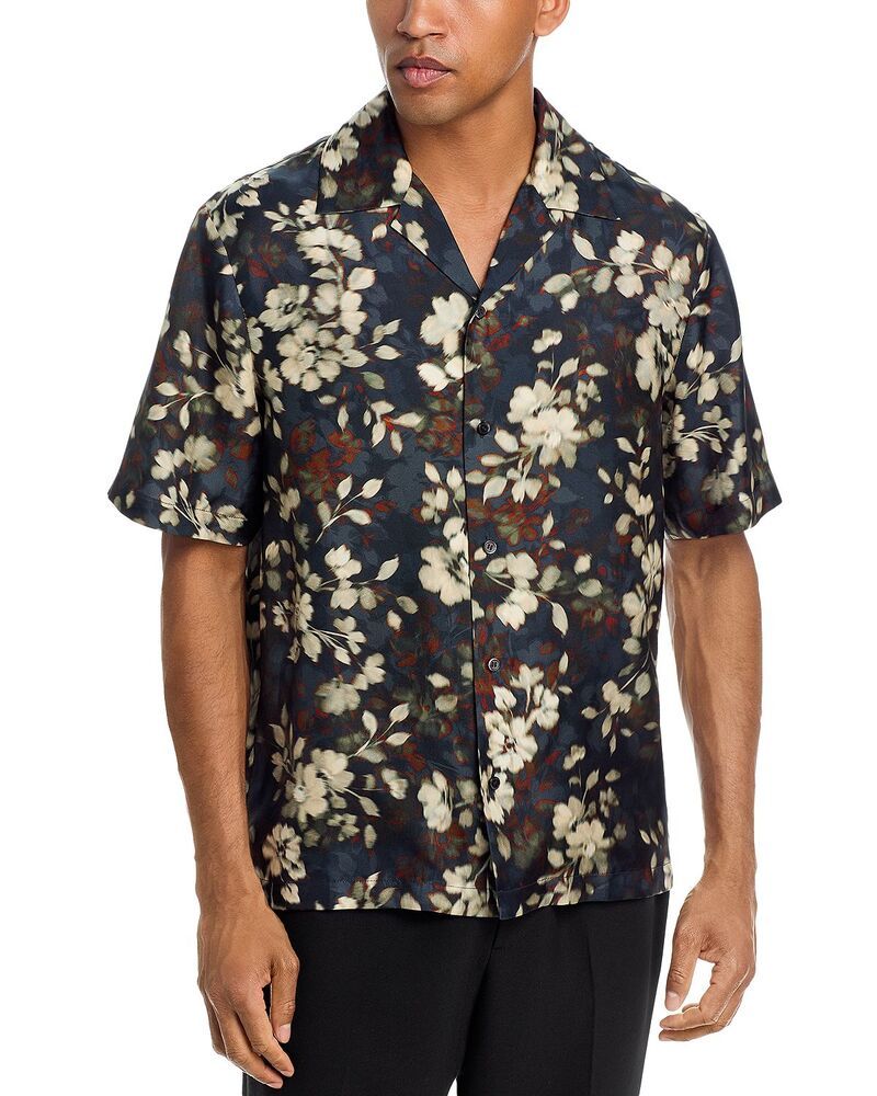 シムカイ メンズ トップス シャツ フラワー柄 フラワー SIMKHAI Casper Loose Fit Floral Shirt Floral Print